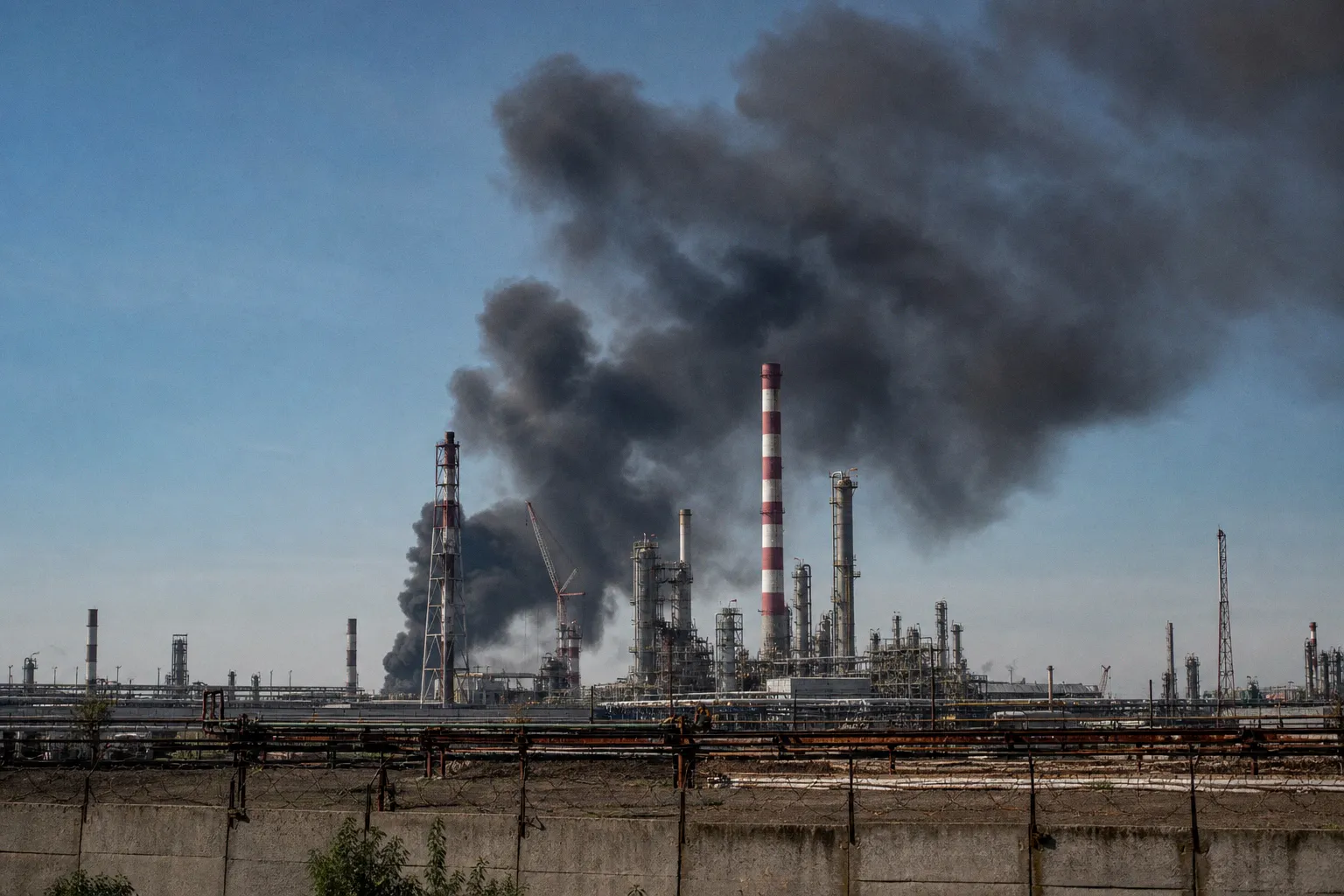 Ukrainian drones hit Russian oil sites, fuel crisis pressures Putin