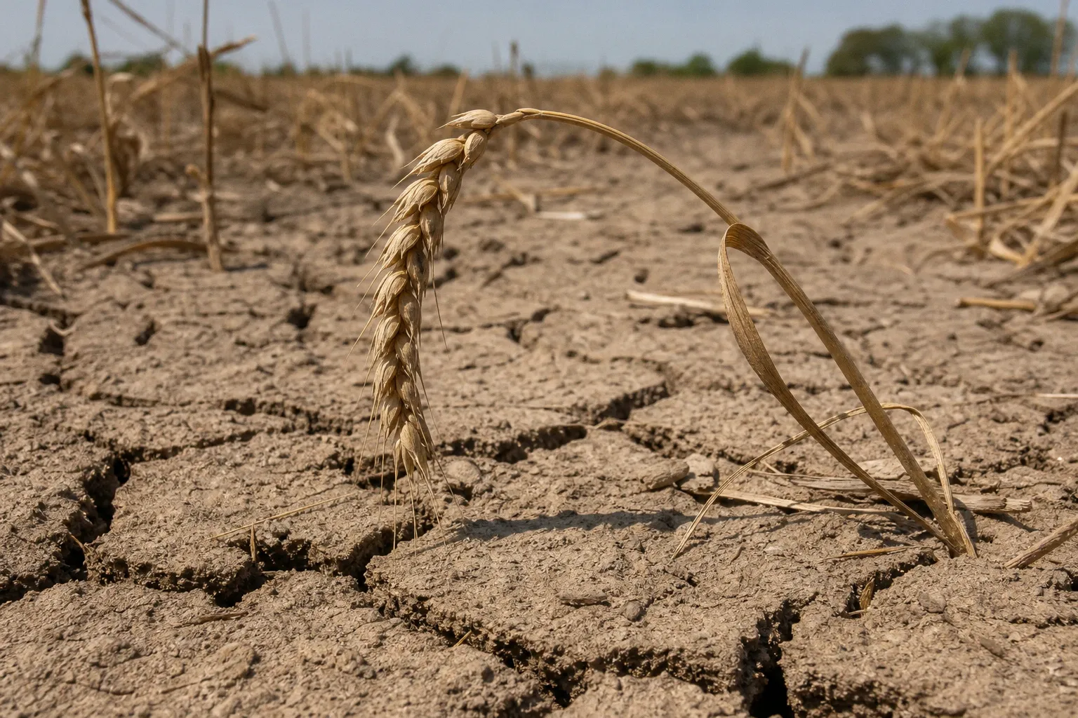 What are the climate change effects on global food security?